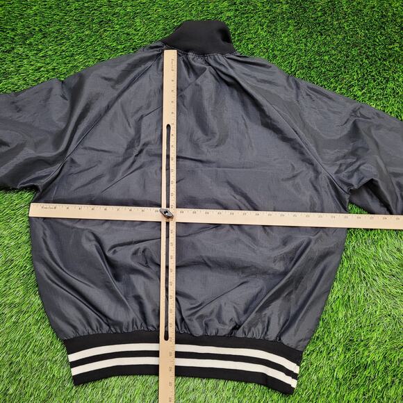 Vintage King-Louie Bomber Jacket L 25x26 Baggy McDonalds - Picture 4 of 13